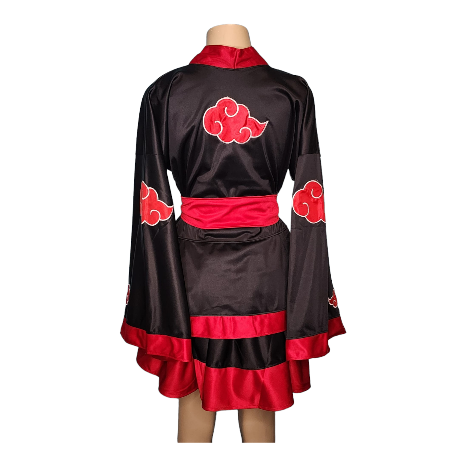 Yukata Dress Cosplay Red Cloud Ninja